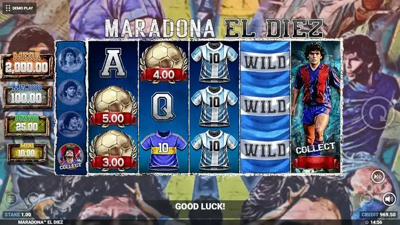 Maradona El Diez! slot screenshot 2