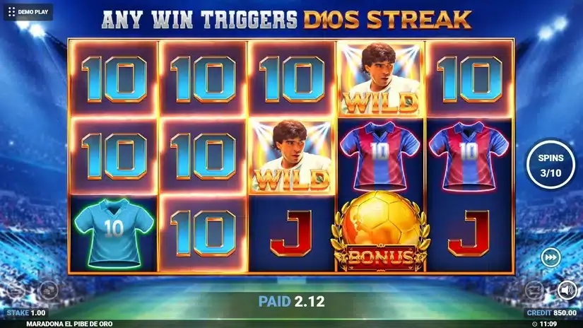 Maradona El Pibe De Oro slot screenshot 6