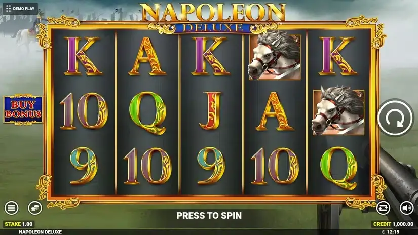 Napoleon Deluxe slot screenshot 1