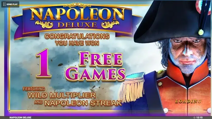 Napoleon Deluxe slot screenshot 2