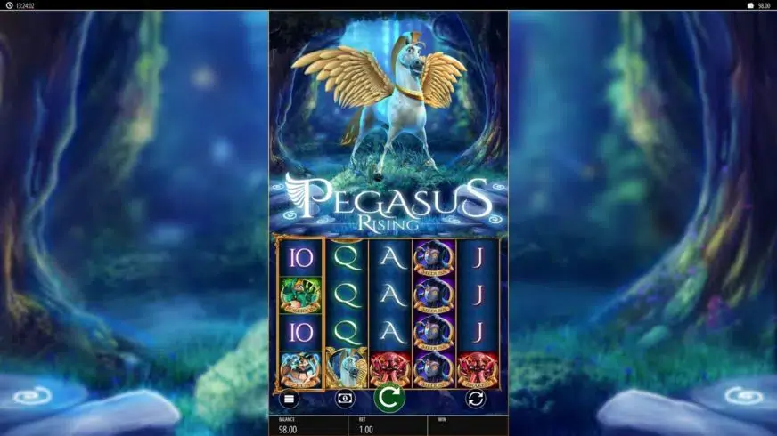 Pegasus Rising slot screenshot 