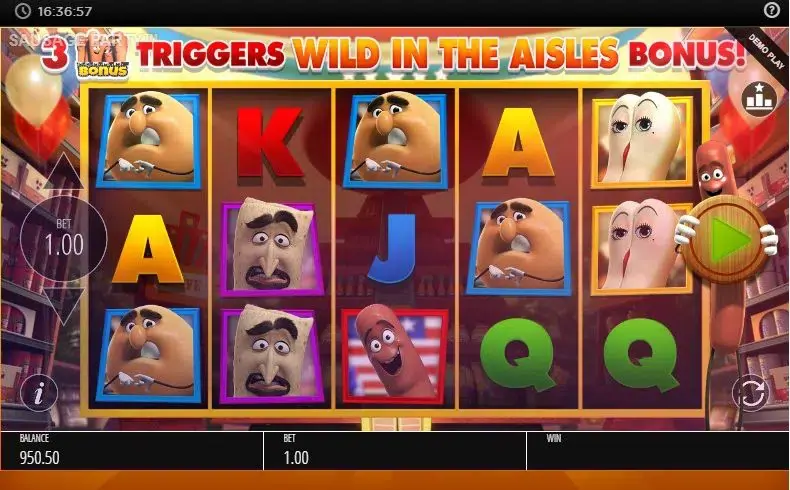 Sausage Party slot screenshot 1