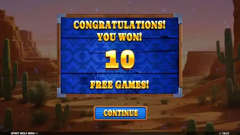 Spirit Wolf Wins slot screenshot 3