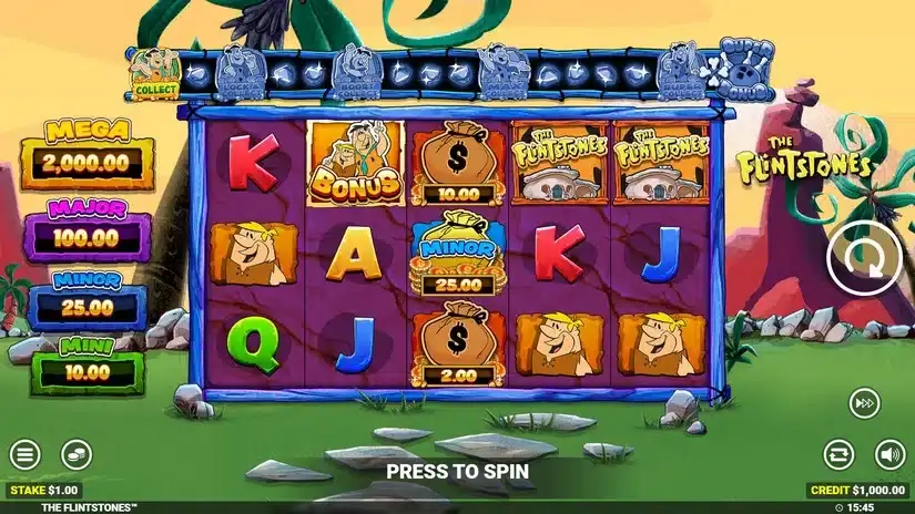 The Flintstones slot screenshot 1