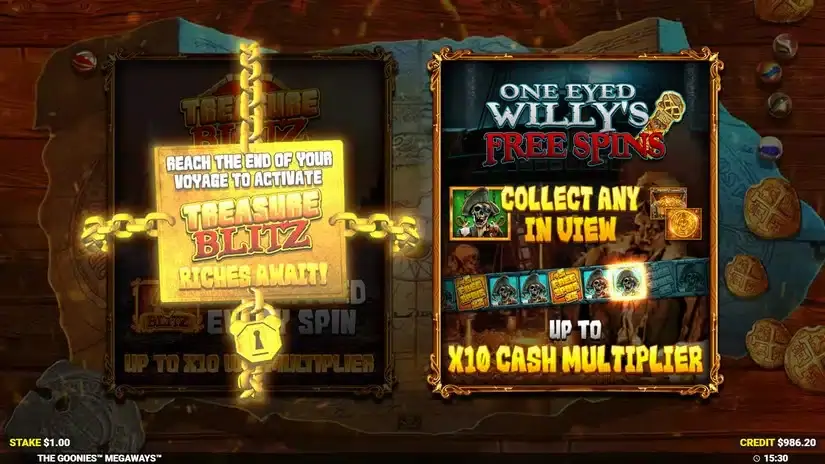 The Goonies Megaways slot screenshot 5