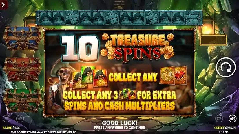 The Goonies Quest For Riches slot screenshot 7
