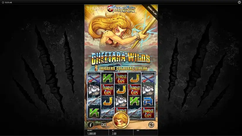 ThunderCats slot screenshot 1
