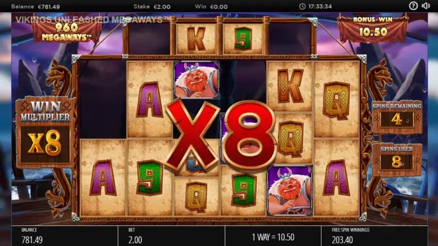 Vikings Unleashed Megaways slot screenshot 5