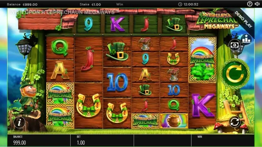 Wish Upon a Leprechaun slot screenshot 