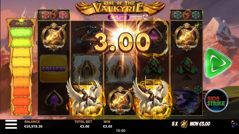 Rise of the Valkyrie Splitz™ Lightning Chase slot screenshot 3