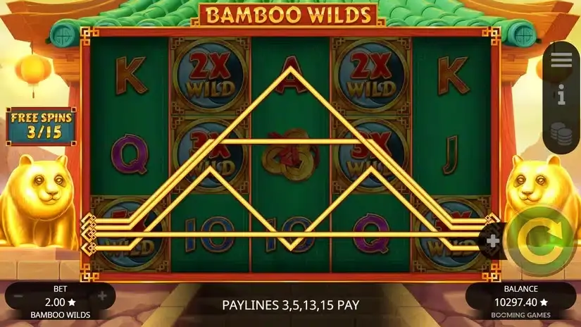 Bamboo Wild slot screenshot 6