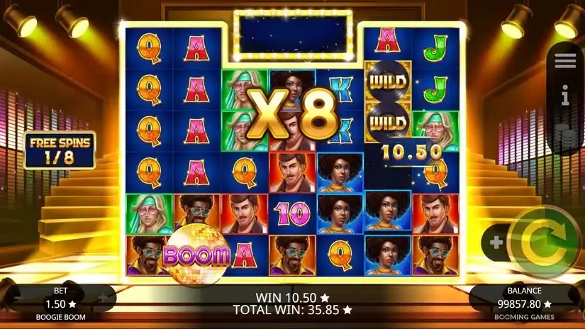 Boogie Boom slot screenshot 6