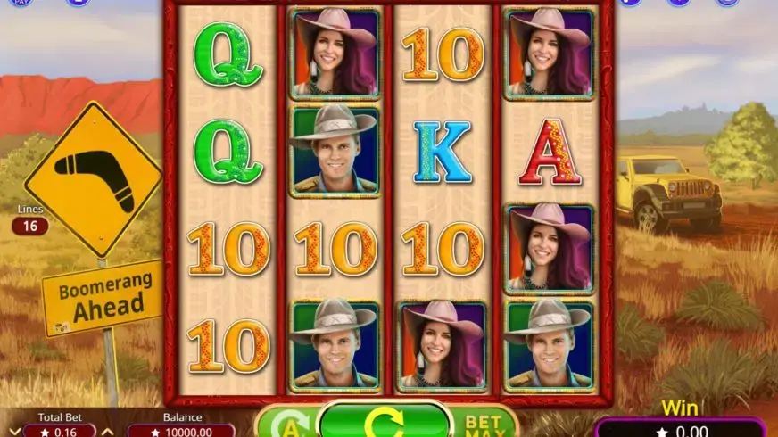 Boomerang Bonanza slot screenshot 1