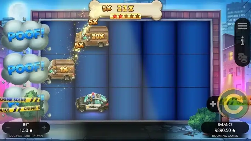 Dog Heist Shift ‘N’ Win slot screenshot 5