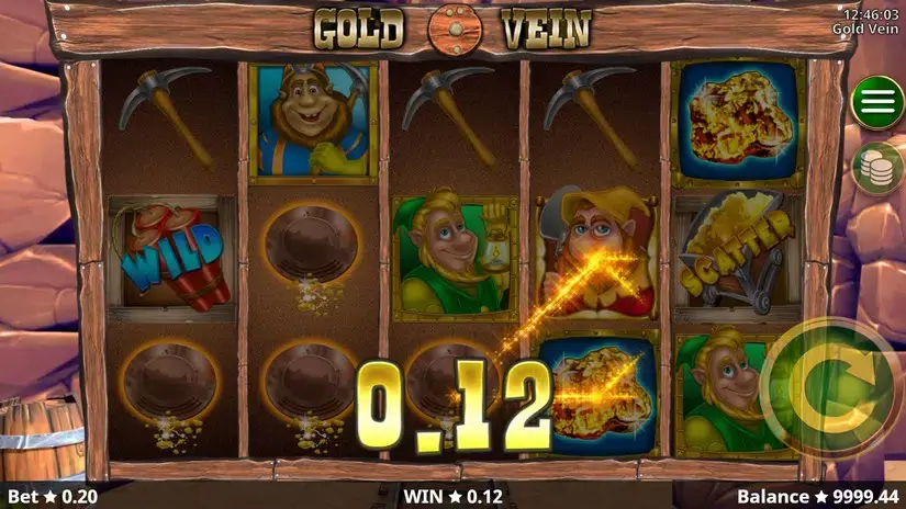 Gold Vein slot screenshot 2