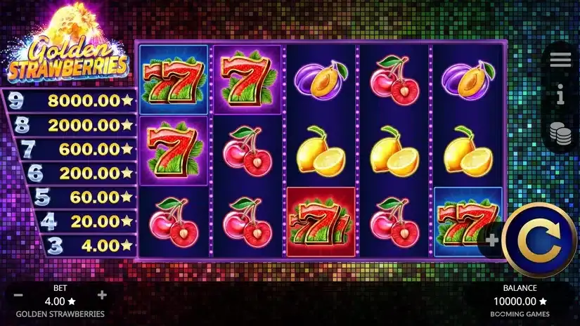 Golden Strawberries slot screenshot 1