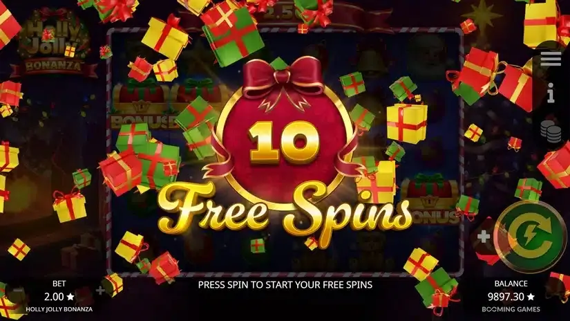 Holly Jolly Bonanza slot screenshot 5