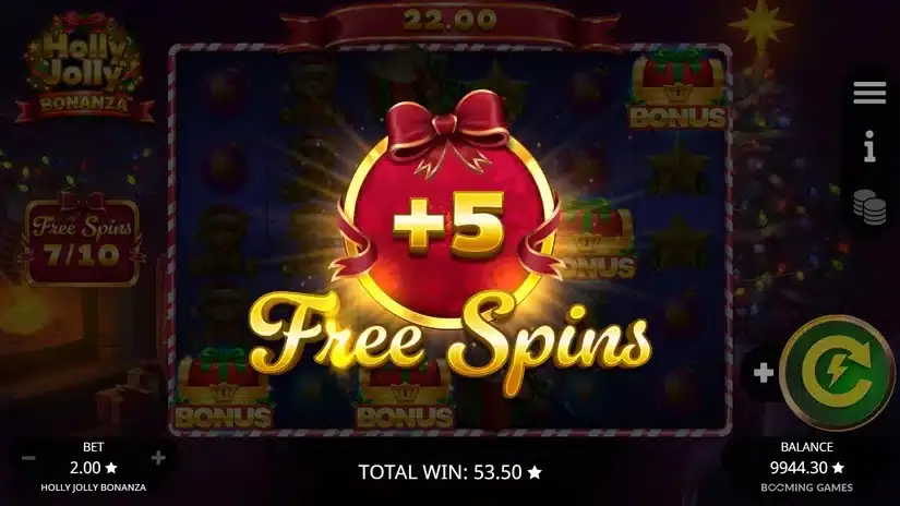 Holly Jolly Bonanza slot screenshot 7