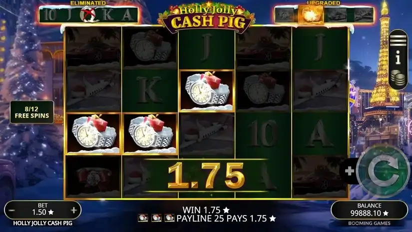 Holly Jolly Cash Pig slot screenshot 4