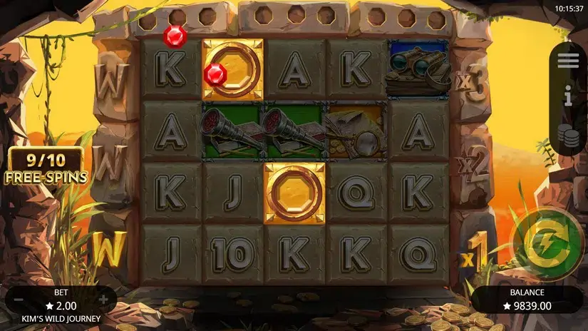 Kim’s Wild Journey slot screenshot 5