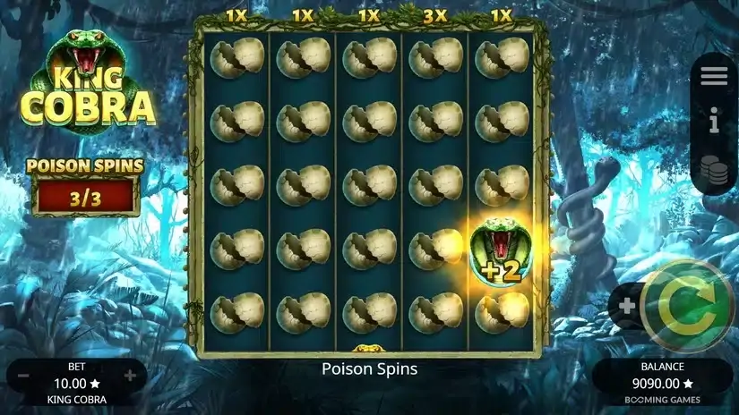 King Cobra slot screenshot 4