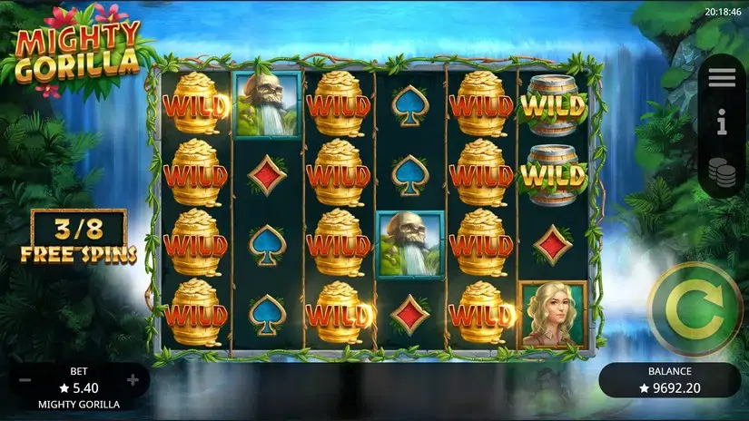 Mighty Gorilla slot screenshot 5