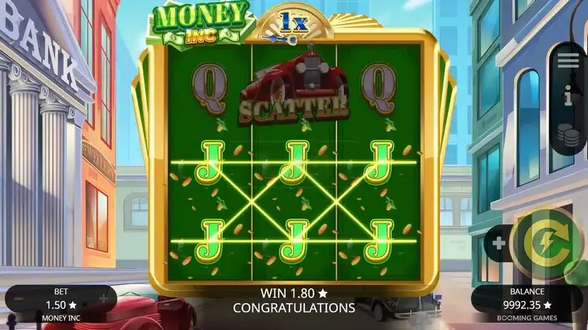 Money Inc slot screenshot 2