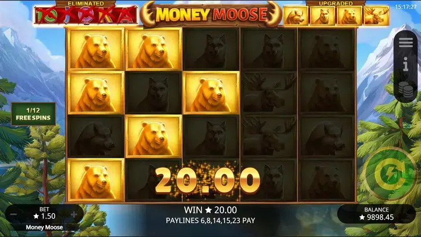 Money Moose slot screenshot 8