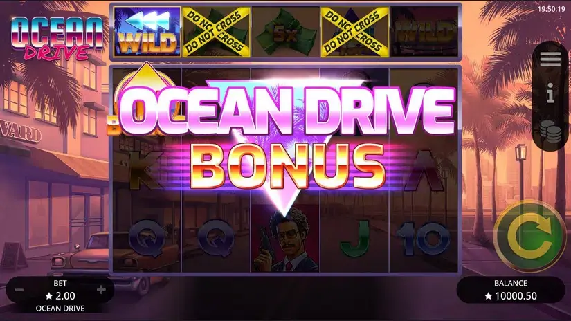 Ocean Drive slot screenshot 2