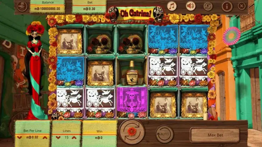 Oh Catrina! slot screenshot 1