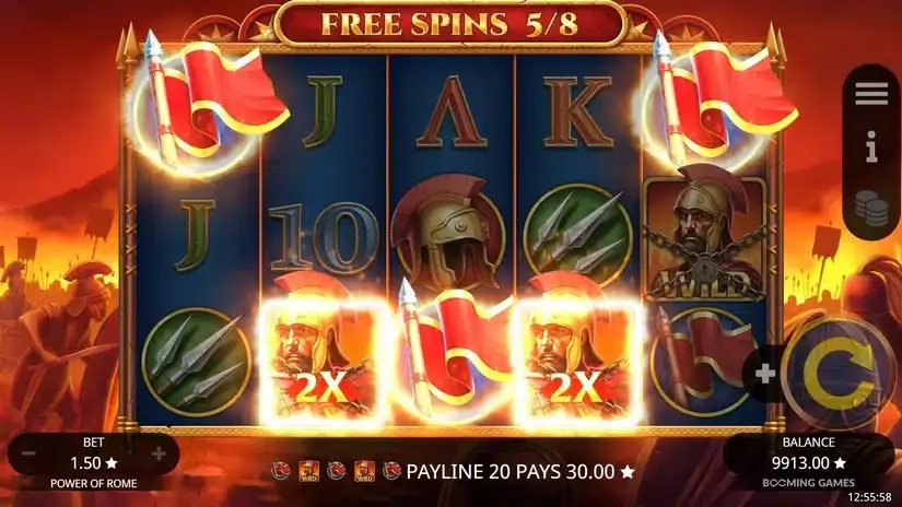 Power of Rome slot screenshot 