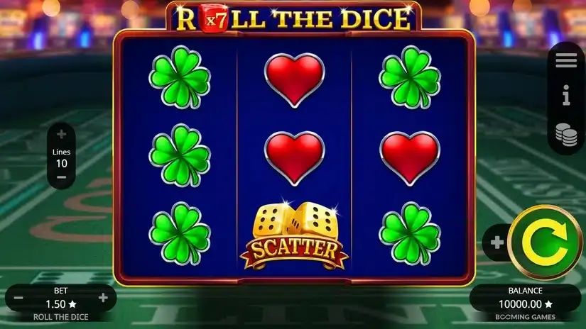 Roll the Dice slot screenshot 
