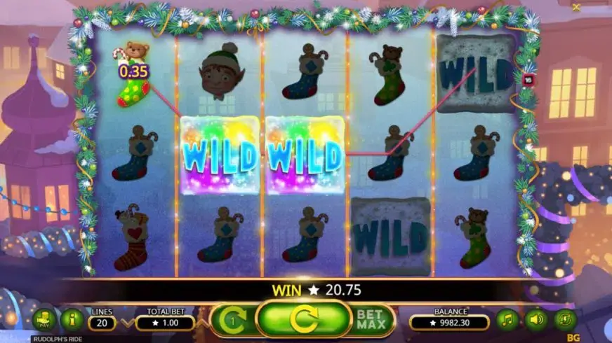 Rudolph’s Ride slot screenshot 3