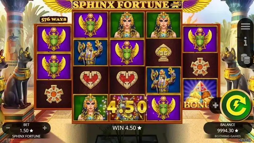 Sphinx Fortune slot screenshot 2