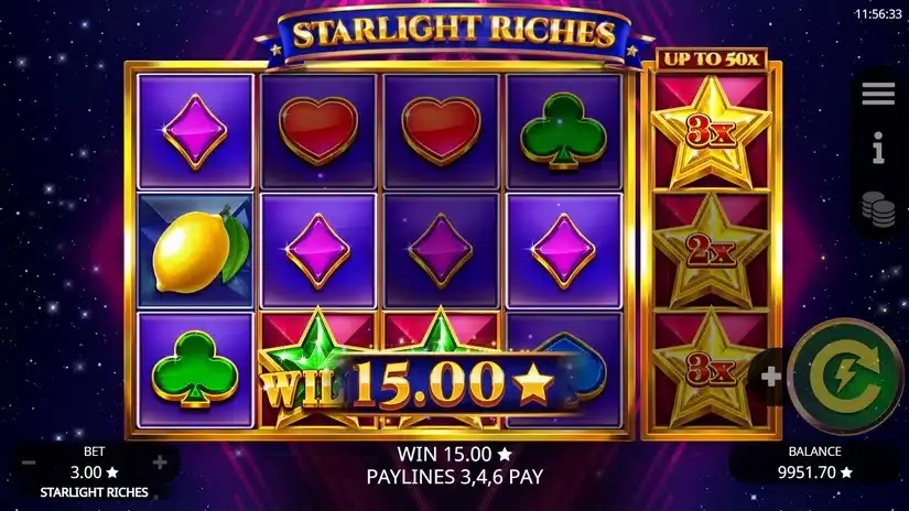 Starlight Riches slot screenshot 5