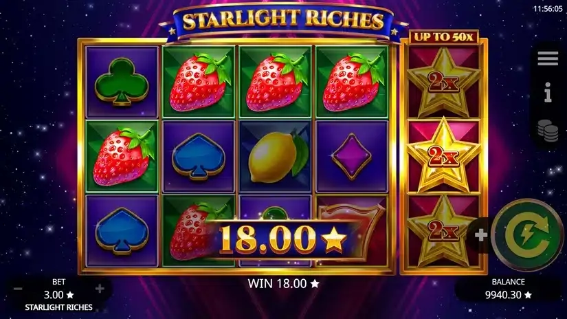 Starlight Riches slot screenshot 4