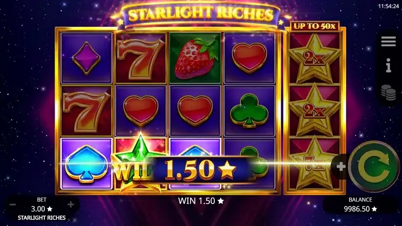 Starlight Riches slot screenshot 2