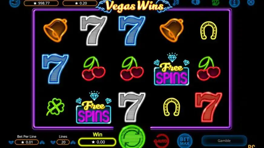 Vegas Wins slot screenshot 1