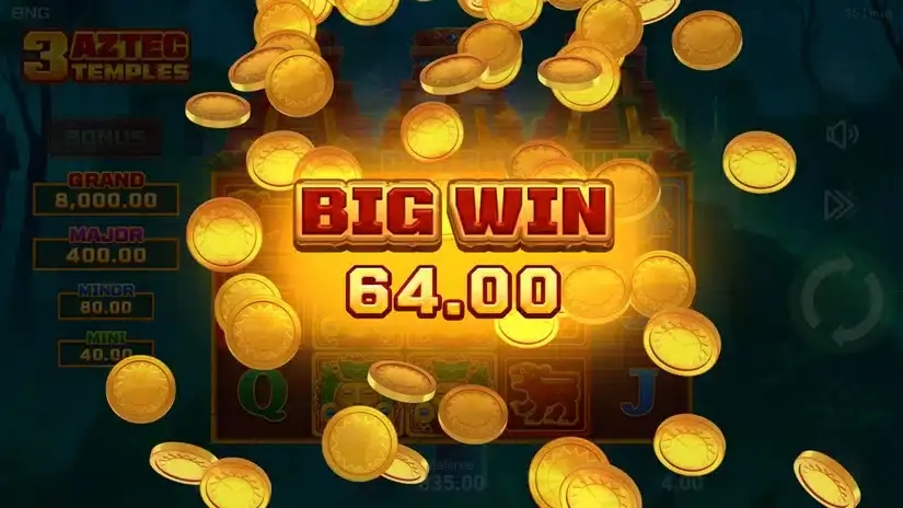 3 Aztec Temples slot screenshot 4