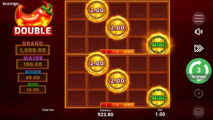 3 Hot Chillies slot screenshot 3