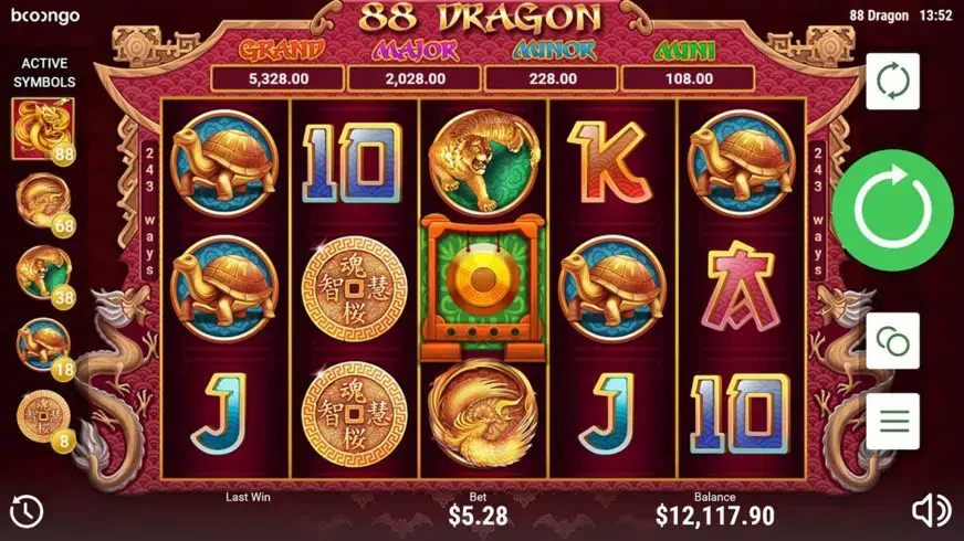 88 Dragon slot screenshot 1