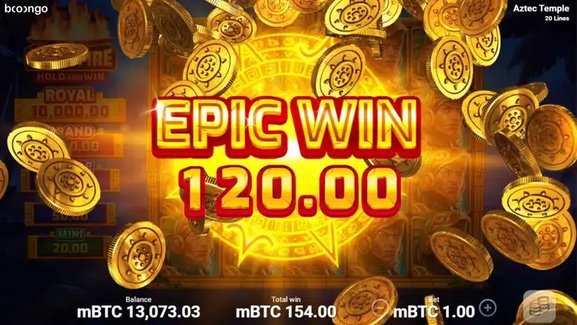 Aztec Fire: Hold and Win slot screenshot 5