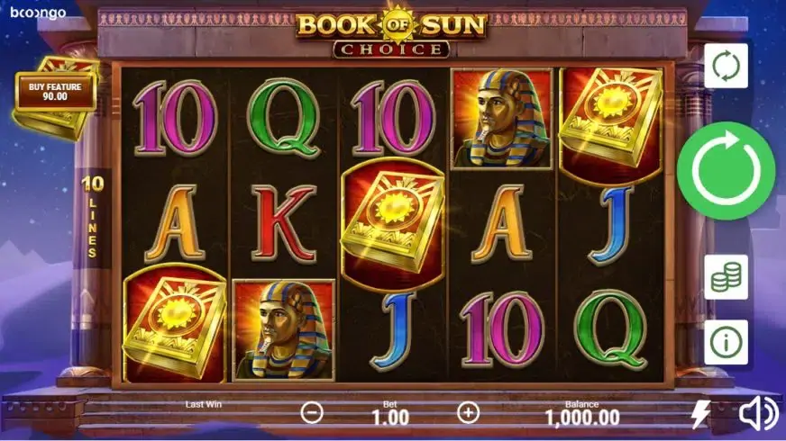 Book of Sun: Choice slot screenshot 