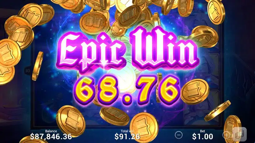 Book of Wizard Double Chance slot screenshot 5