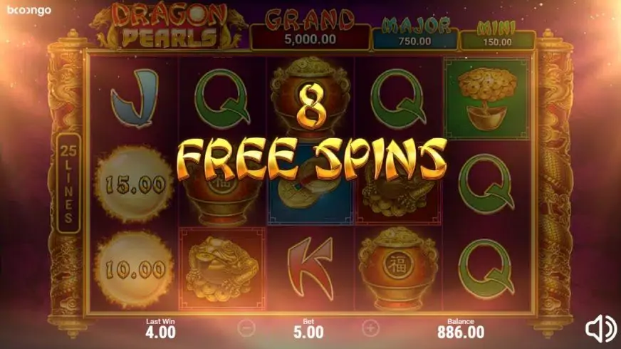 Dragon Pearls: Hold & Win slot screenshot 3