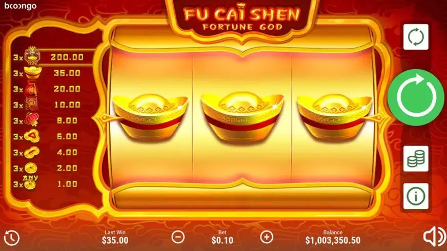 Fu Cai Shen slot screenshot 2