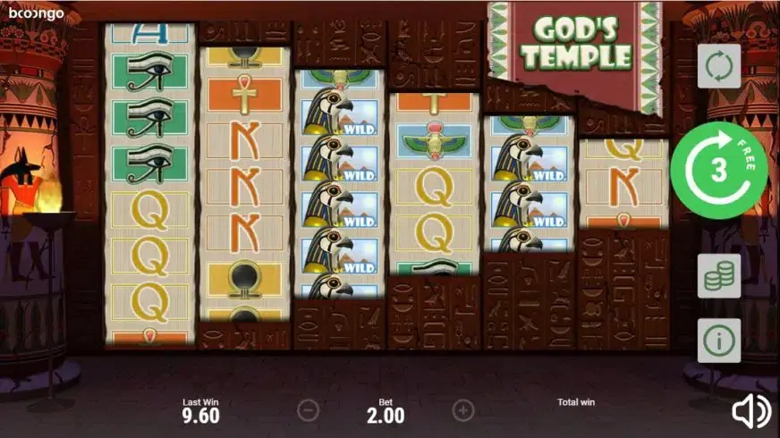 God’s Temple slot screenshot 4