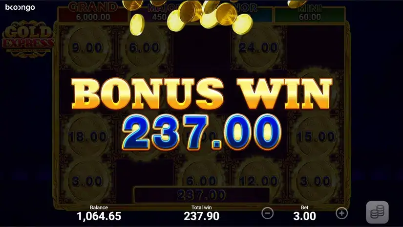 Gold Express Hold and Win slot screenshot 5