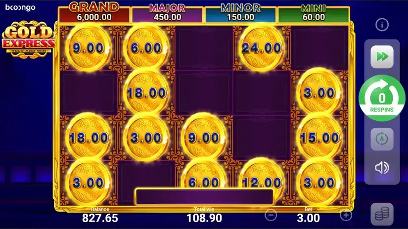 Gold Express Hold and Win slot screenshot 4
