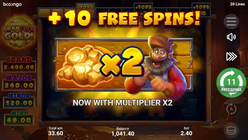 Grab more Gold! slot screenshot 6